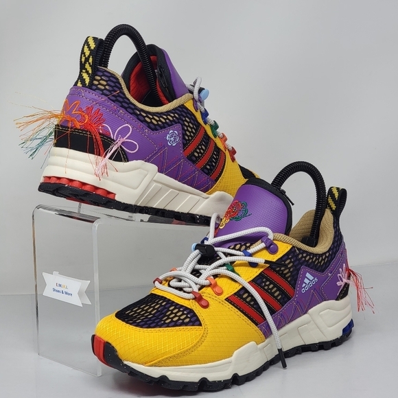 Adidas x Sean Wotherspoon EQT Support 93 Multicolor GX3893 Men's Size 8 New - Picture 4 of 13